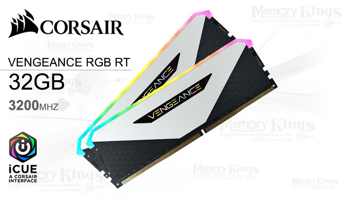 MEMORIA DDR4 32GB 3200 CORSAIR VENG RGB RT 2X16