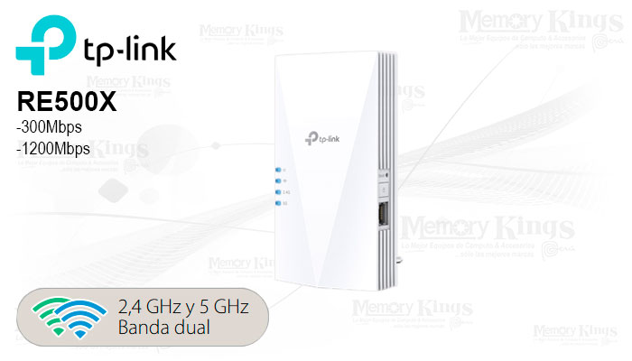 EXTENSOR Wi-Fi TP-LINK RE500X AX1500 2BAND