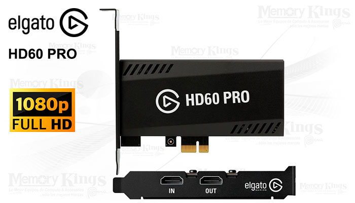CAPTURADOR PCIe ELGATO HD60 PRO FHD 1080p
