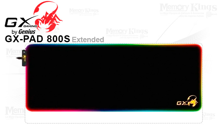 PAD MOUSE Gaming GENIUS GX-PAD 800S RGB 800mm x 300mm x 3mm