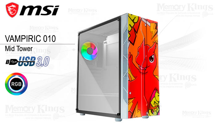 CASE Mid Tower MSI MAG VAMPIRIC 010 LUCKY EDITION