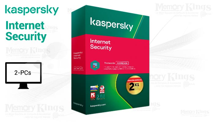 ANTIVIRUS KASPERSKY Internet Security 2022 2pc Caj