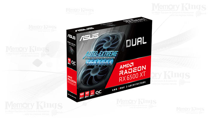 RADEON RX 6500 XT 4GB 64 bit ASUS DUAL OC EDITION