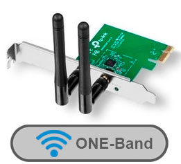 Tarjetas de RED Wi-Fi | PCI-Express One Band 2.4GHZ