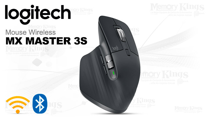 MOUSE Wireless LOGITECH MX MASTER 3S USB-C GRAPHIT