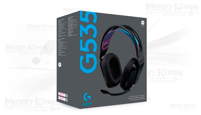 AURICULAR Gaming LOGITECH G535 BLACK