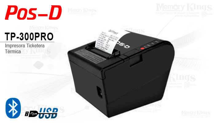 IMPRESORA Termica POS-D TP-300PRO USB|BT
