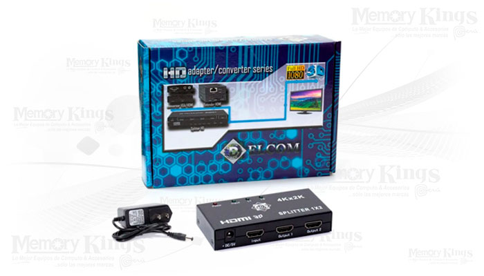 VIDEO SPLITTER HDMI 2pt DELCOM FHD