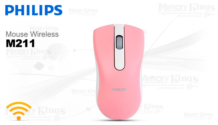 MOUSE Wireless PHILIPS M211 Pink