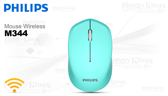 MOUSE Wireless PHILIPS M344 Green