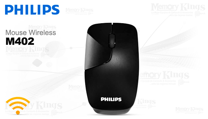 MOUSE Wireless PHILIPS M402 Black