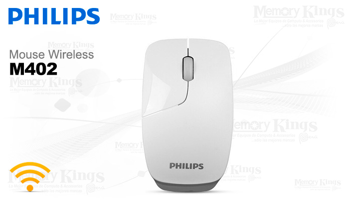 MOUSE Wireless PHILIPS M402 White