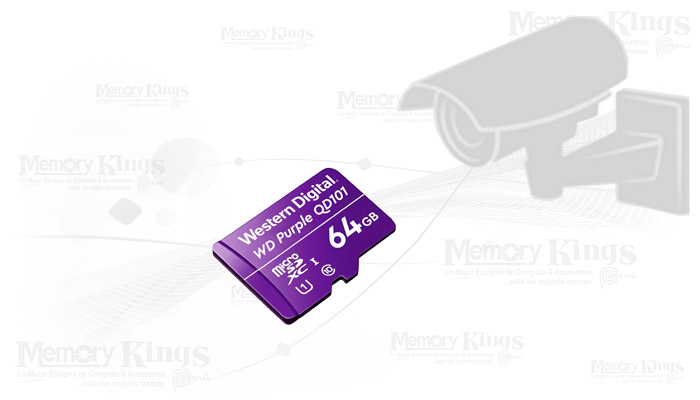 MEMORIA micro SD 64GB WD Purple QD101 Class 10