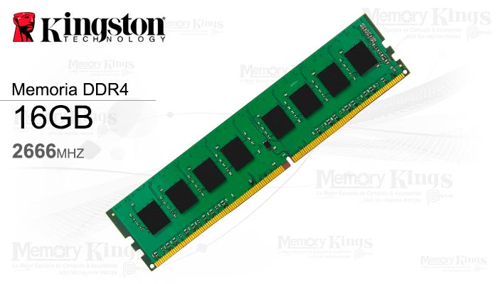 MEMORIA DDR4 16GB 2666 CL19 KINGSTON KVR26N19S8|16