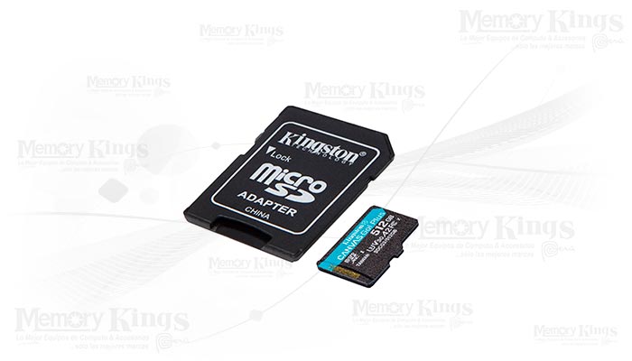 MEMORIA micro SD 512GB KINGSTON CANVAS GO! PLUS