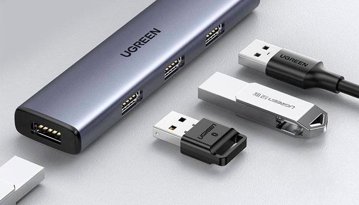 HUB USB-C 4pt-USB 3.0 UGREEN CM473
