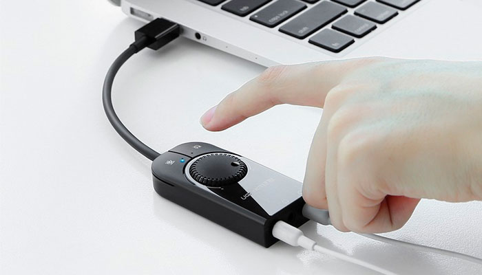 Adaptador de audio USB a conector de 0.138 in, tarjeta de sonido USB  externa 2 en 1, adaptador de sonido auxiliar de 0.138 in a USB a conector  de