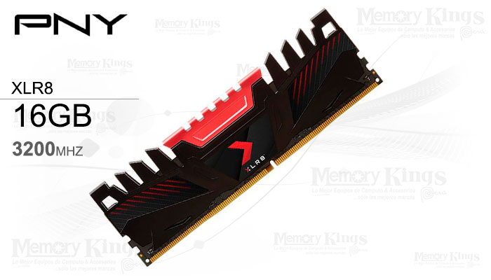 MEMORIA DDR4 16GB 3200 PNY XLR8 GAMING RAPTOR
