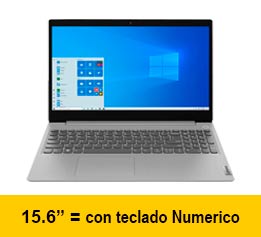 Laptops 15.6= Pulgadas | con teclado Numerico