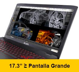 Laptops 17.3 ≥ pulgadas | Pantalla Grande