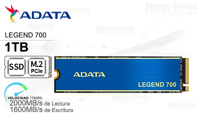 UNIDAD SSD M.2 PCIe 1TB ADATA LEGEND 700