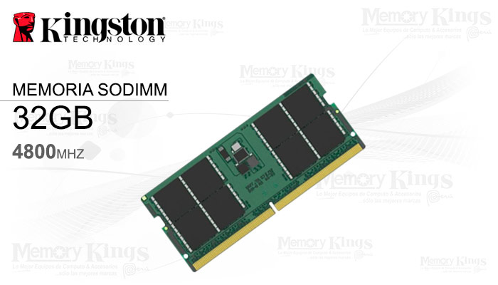 MEMORIA SODIMM DDR5 32GB 4800 CL40 KINGSTON KCP548SD8-32