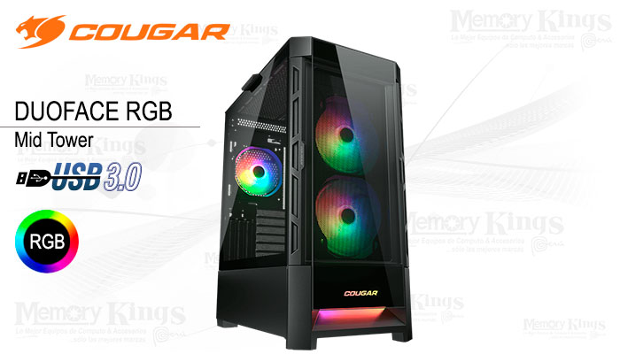 CASE Mid Tower COUGAR DUOFACE RGB
