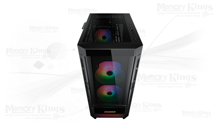 CASE Mid Tower COUGAR DUOFACE RGB BLACK