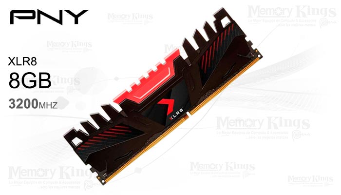 MEMORIA DDR4 8GB 3200 CL16 PNY XLR8 GAMING