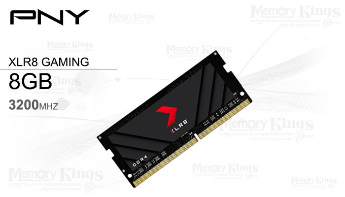 MEMORIA SODIMM DDR4 8GB 3200 PNY XLR8 GAMING