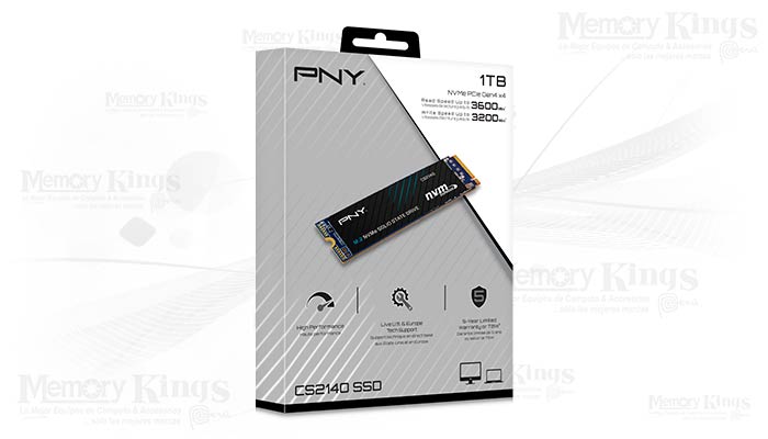 UNIDAD SSD M.2 PCIe 1TB PNY CS2140