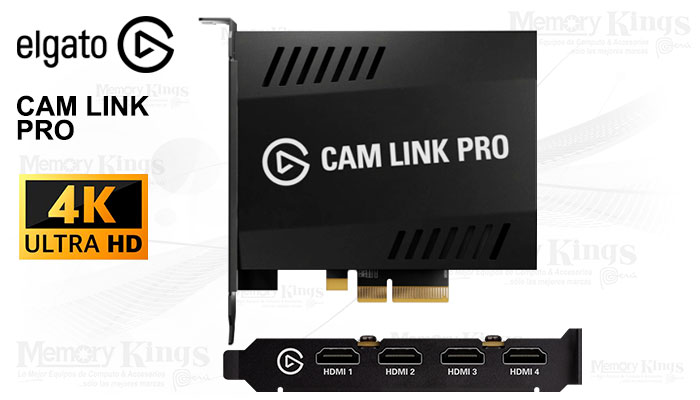 CAPTURADOR PCIe ELGATO CAM LINK PRO 4K 4pt-HDMI