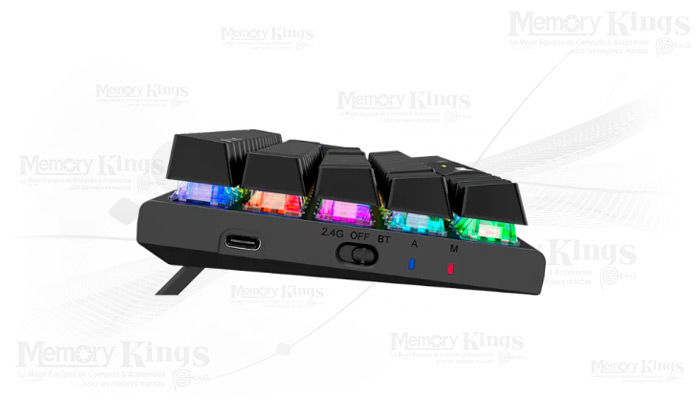 TECLADO Gaming Wireless|BT ANTRYX MK825 MECANICO