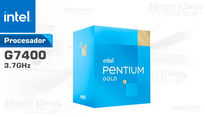 PROCESADOR INTEL Pentium Gold G7400 3.7GHz|6MB1700