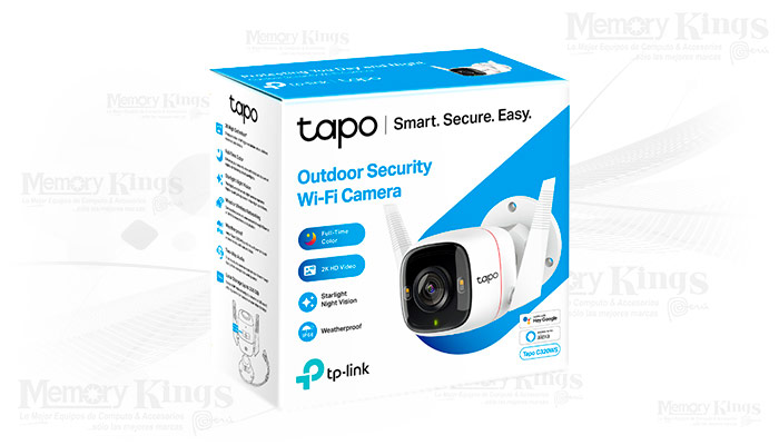 Cámara de seguridad de vigilancia exterior wi-fi Tapo C320WS Tp
