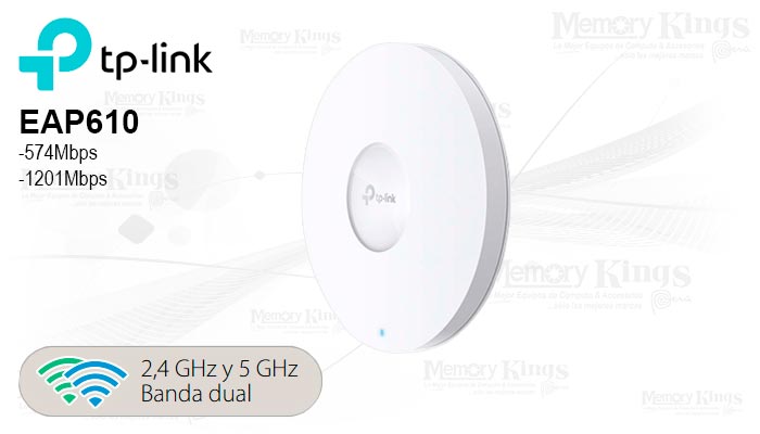 ACCESS POINT TP-LINK EAP610 AX1800 2BAND WiFi 6