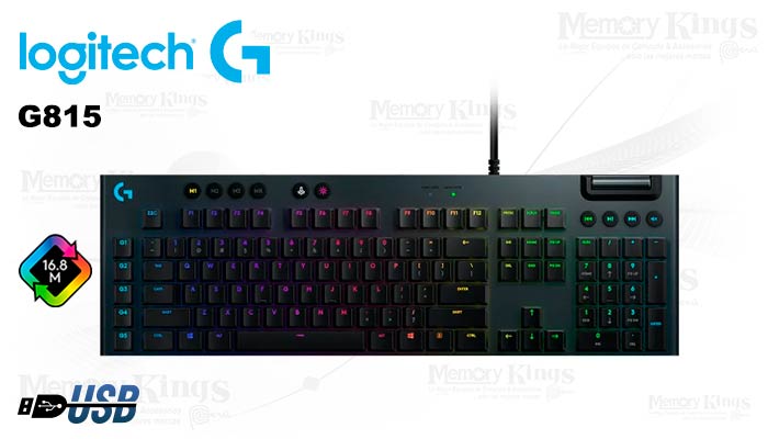 TECLADO Gaming LOGITECH G815 RGB LIGHTSYNC