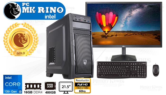 PC Core i9-10900 MK RINO E250 16|480|21.5|UHD630