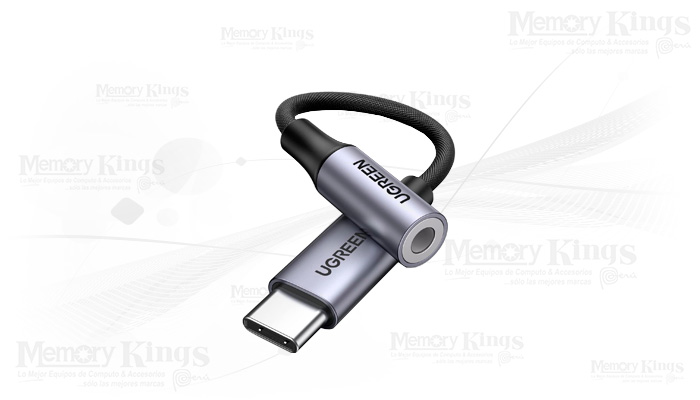 ADAPTADOR DE AUDIO USB-C a 3.5mm UGREEN AV161