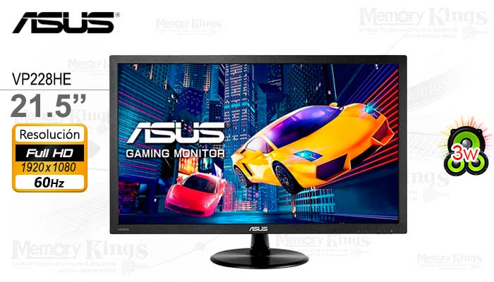 MONITOR 21.5 ASUS VP228HE FHD GAMING 1ms