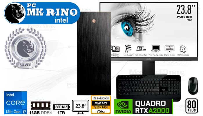 PC Core i7-12700KF MK RINO S500G 16|S1T|23.8|A2000