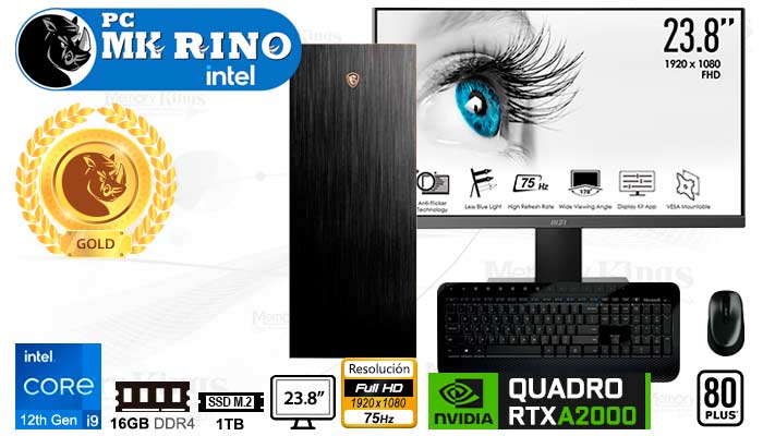 PC Core i9-12900KF MK RINO S500G 16|S1T|23.8|A2000
