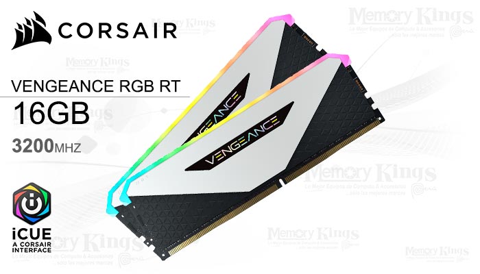 MEMORIA DDR4 16GB 3200 CORSAIR VENG RGB RT 2x8 BK