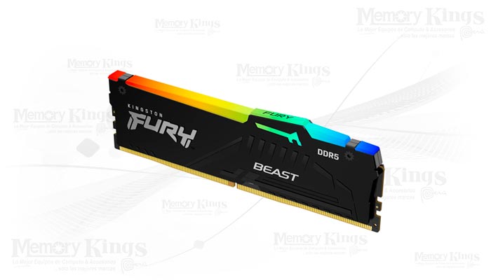 MEMORIA DDR5 32GB 5200 CL40 FURY BEAST RGB BLACK