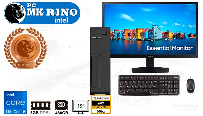 PC Core i5-11400 MK RINO XS-100B 8|480|19|UHD730