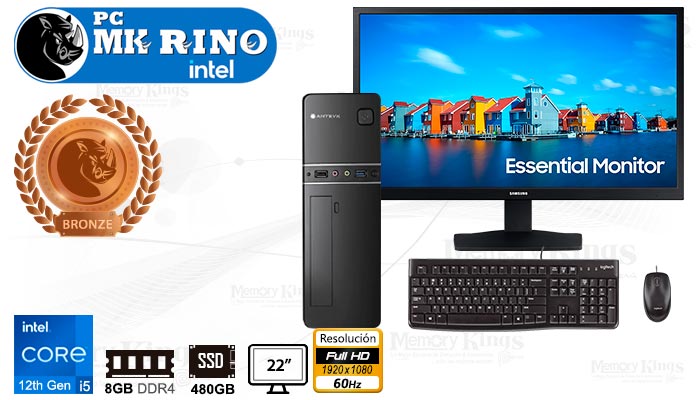 PC Core i5-12400 MK RINO XS-110B 8|480|22|UHD730