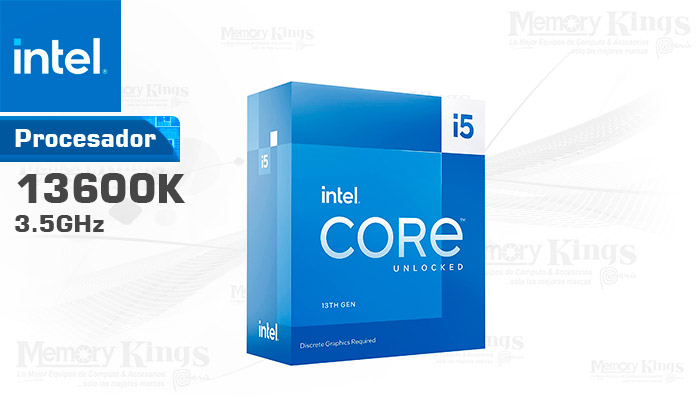 PROCESADOR INTEL Core i5-13600K 3.5GHZ|20MB 1700