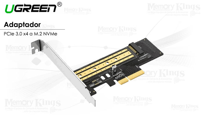 ADAPTADOR TARJETA M.2 PCIe 3.0 x4 1PT UGREEN CM302
