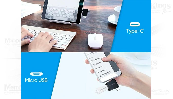 ADAPTADOR USB-C|MICRO USB a USB3.0 HEMBRA UGREEN