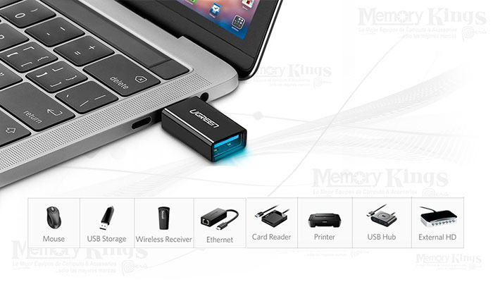 ADAPTADOR USB-C a USB-A 3.0 UGREEN US173